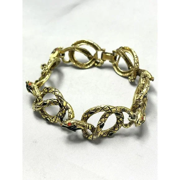 Vintage Jewelry Vintage Art Arthur Pepper Snake Bracelet
